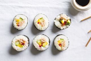 Sushi and other sandwich alternatives