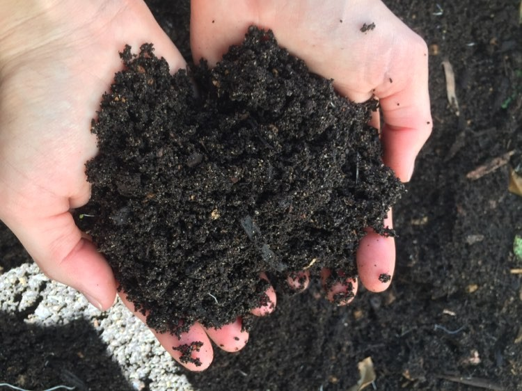 Aerate the compost