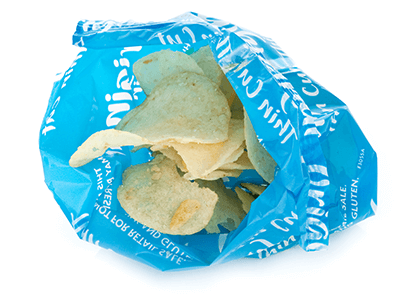 packets of chips