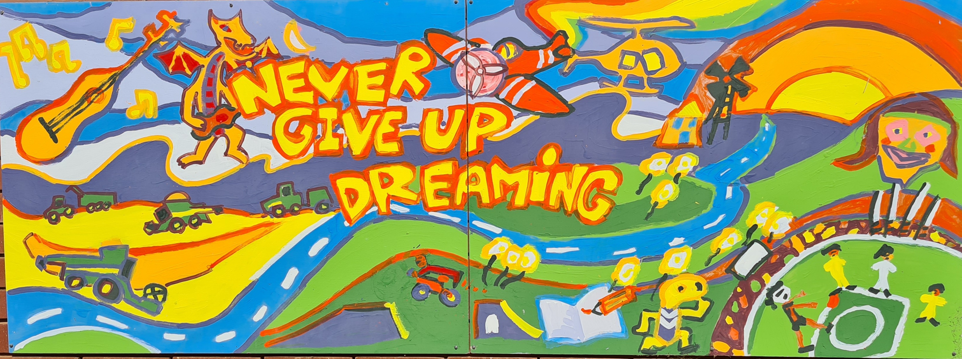 Mingenew Primary School’s inspiring mural