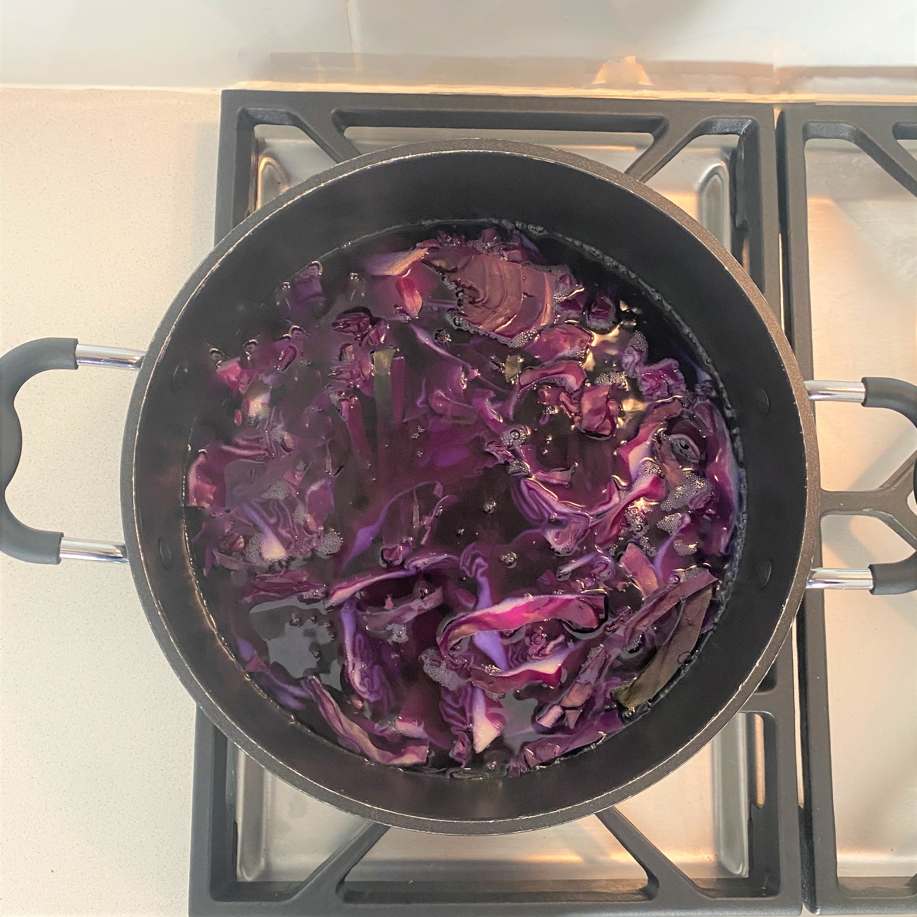 Boiling cabbage