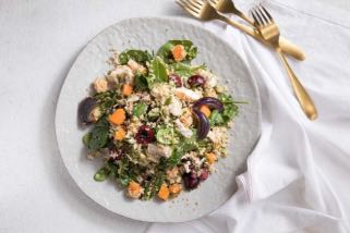 Chicken & cous cous salad and other healthy salads