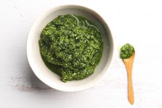 Kale & basil pesto and other sauces and dips